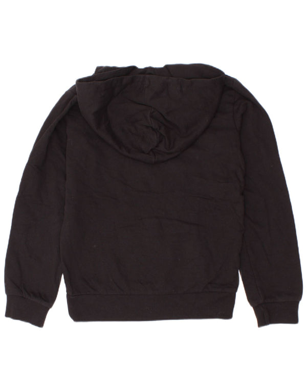 Kappa Girls Graphic Hoodie Jumper 7-8 Anos Preto