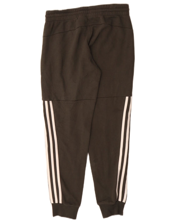 Adidas Womens Tracksuit Calças Joggers UK 4/6 XS Khaki Algodão
