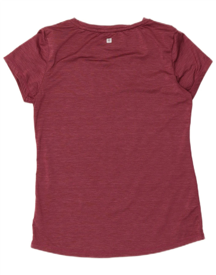 Camiseta feminina IsoCool Mountain Warehouse Reino Unido 10 pequena marrom manchada
