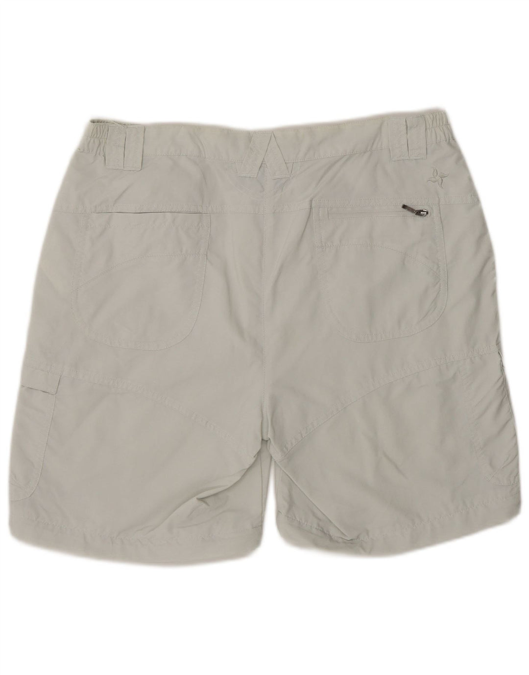 Shorts cargo feminino MC KINLEY Reino Unido 16 grande W34 cinza poliamida