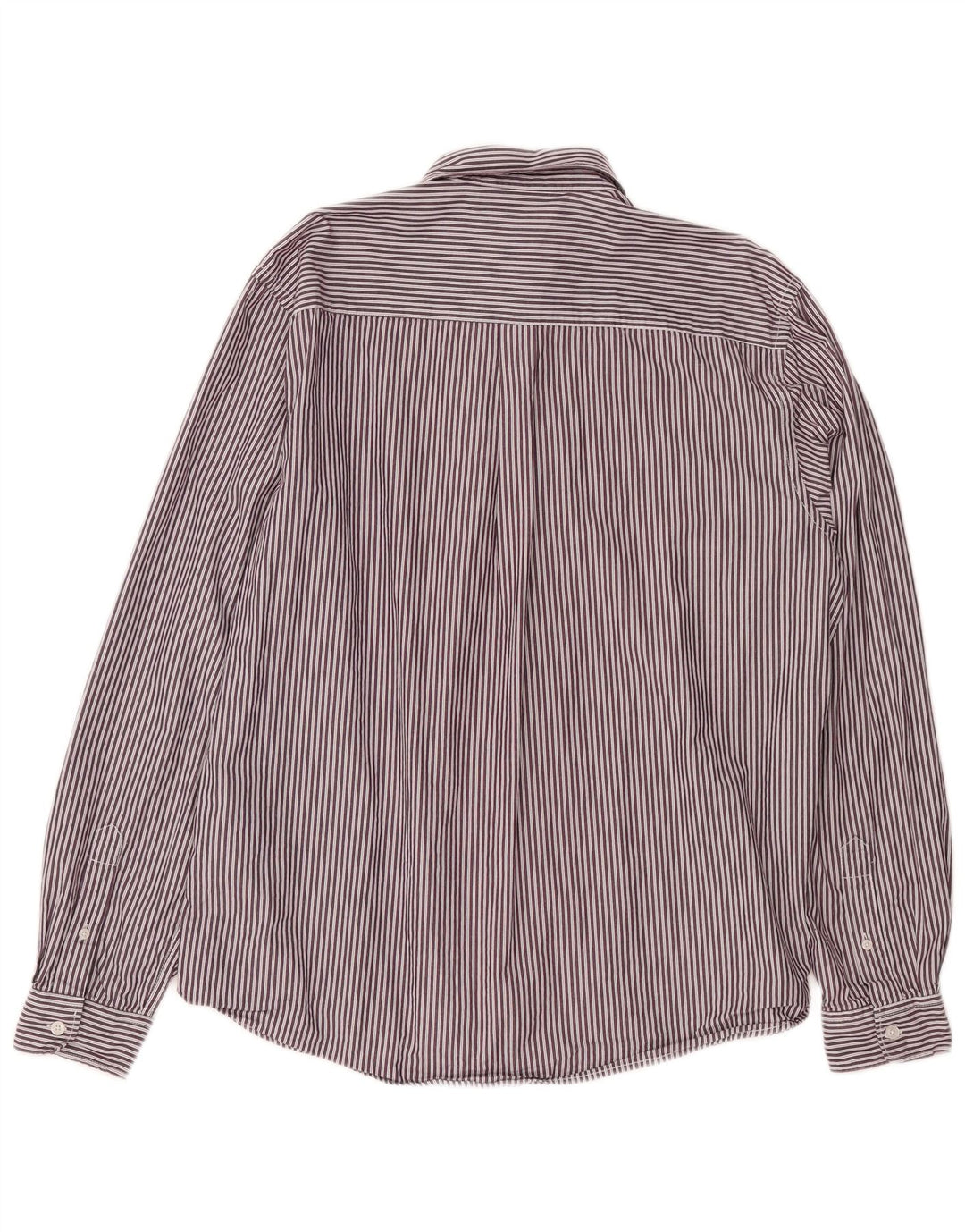Camisa masculina WHITE STUFF 2XL algodão listrado roxo