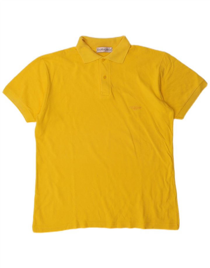 Camisa polo masculina Gian Marco Venturi grande amarela
