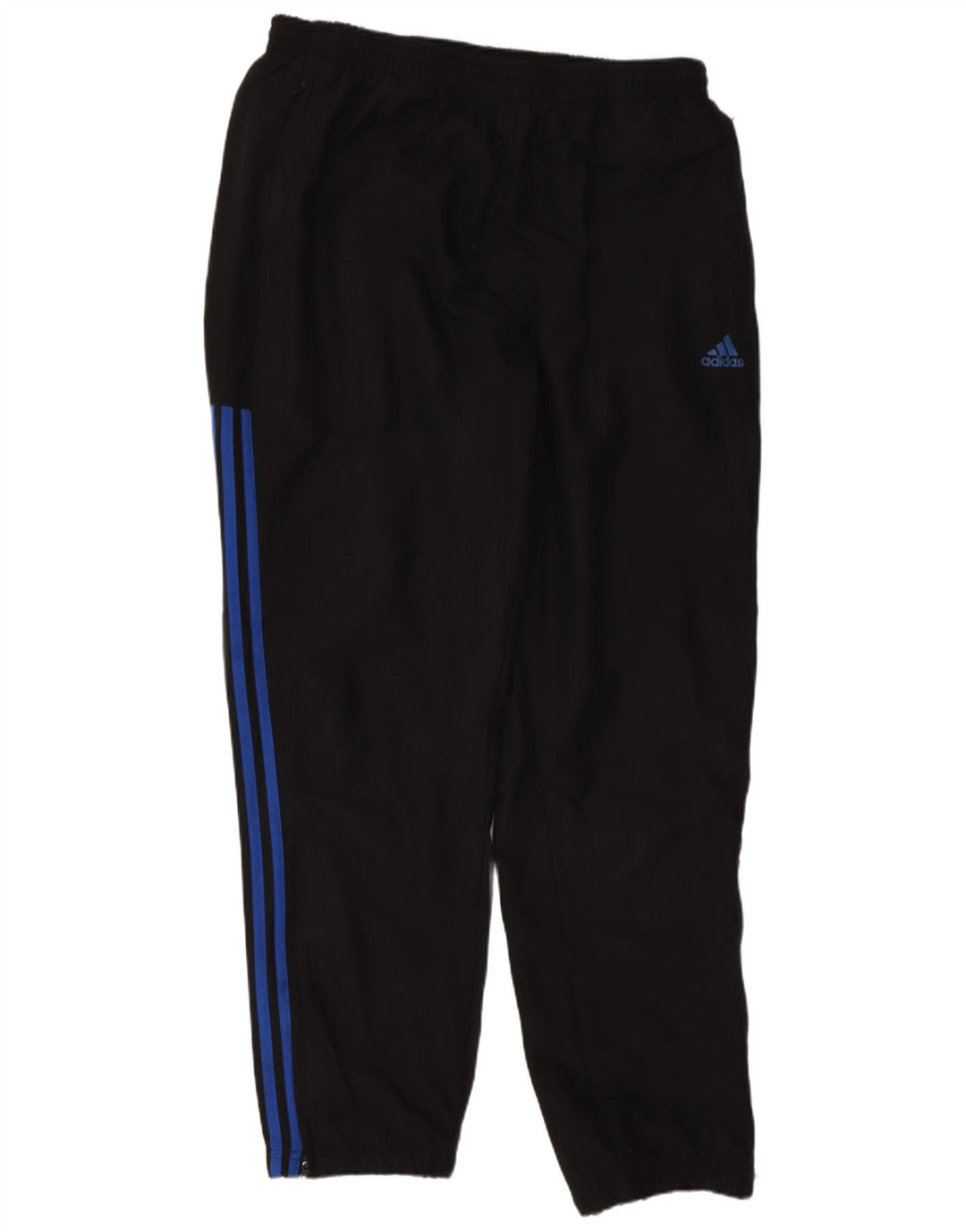 Adidas Mens Treino Calças Grandes Esportes Pretos De Poliéster