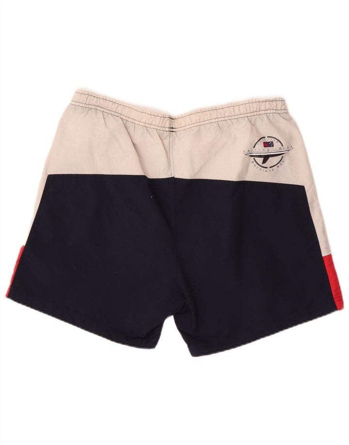 Shorts de natação masculino Asics Graphic grande azul marinho Colourblock poliamida