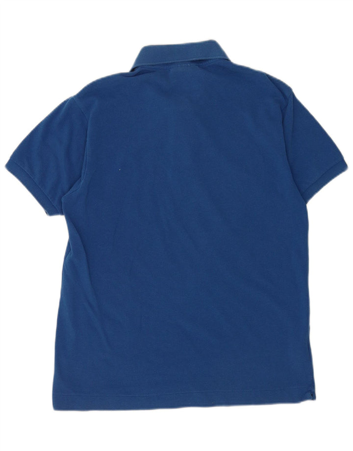 Camisa polo masculina Lacoste Classic Fit tamanho 4 algodão azul médio