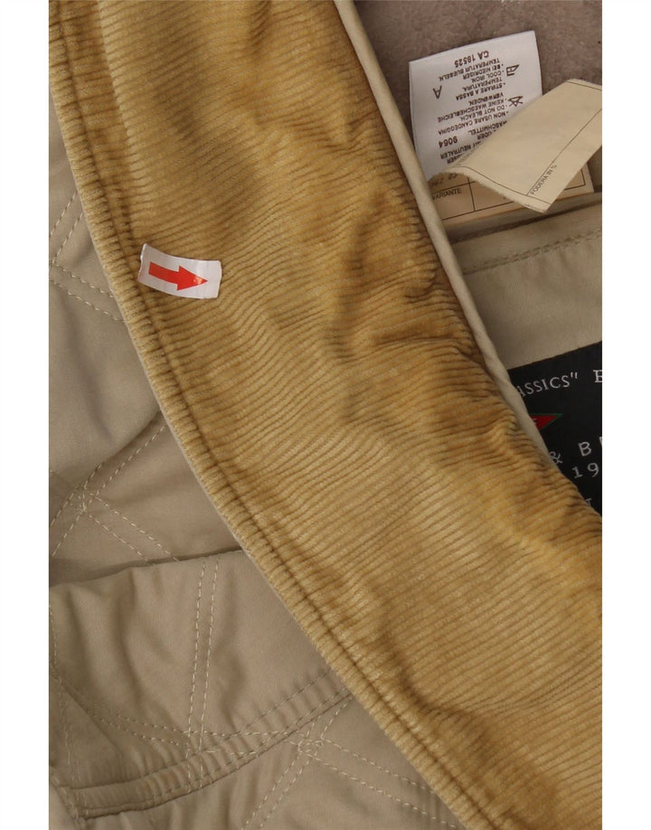Belfe & Belfe Jaqueta masculina acolchoada IT 52 XL algodão bege