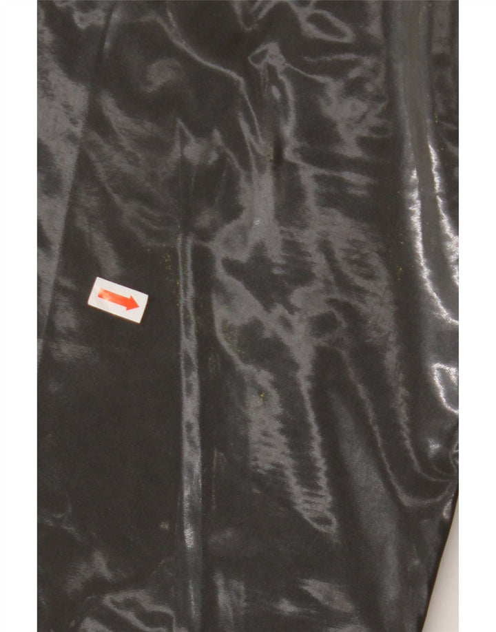 Crazy World Womens Oversized Bomber Jacket UK 14 poliéster preto médio