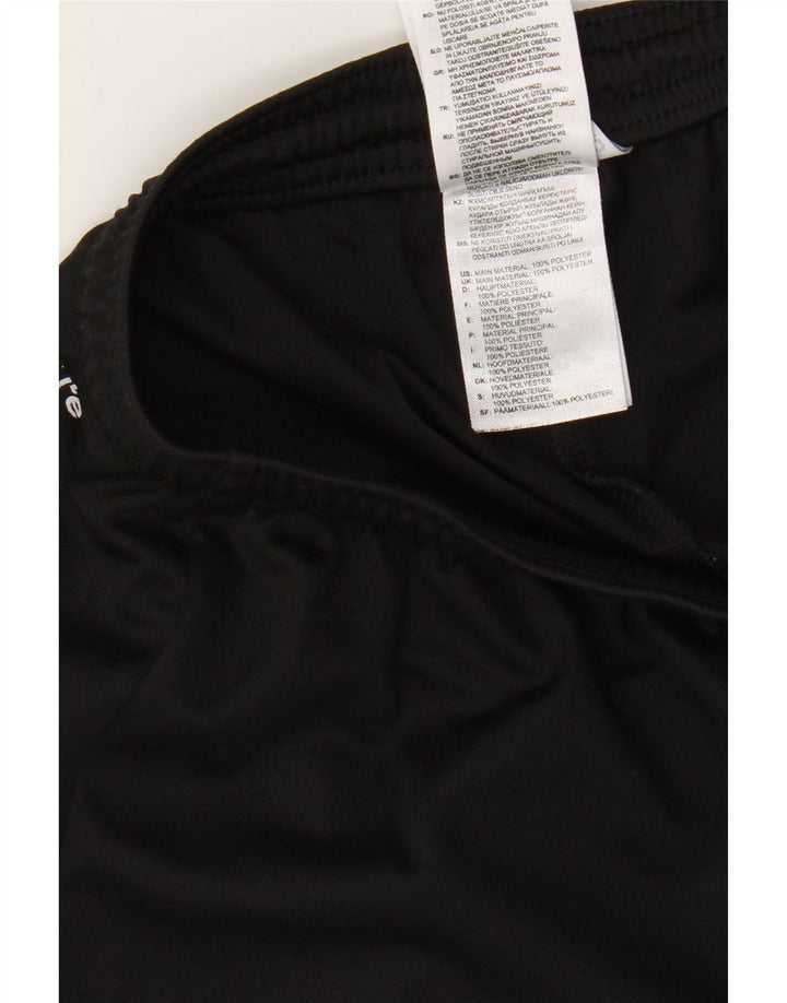 Shorts esportivos Adidas Boys Climalite 9-10 anos pequenos poliéster preto