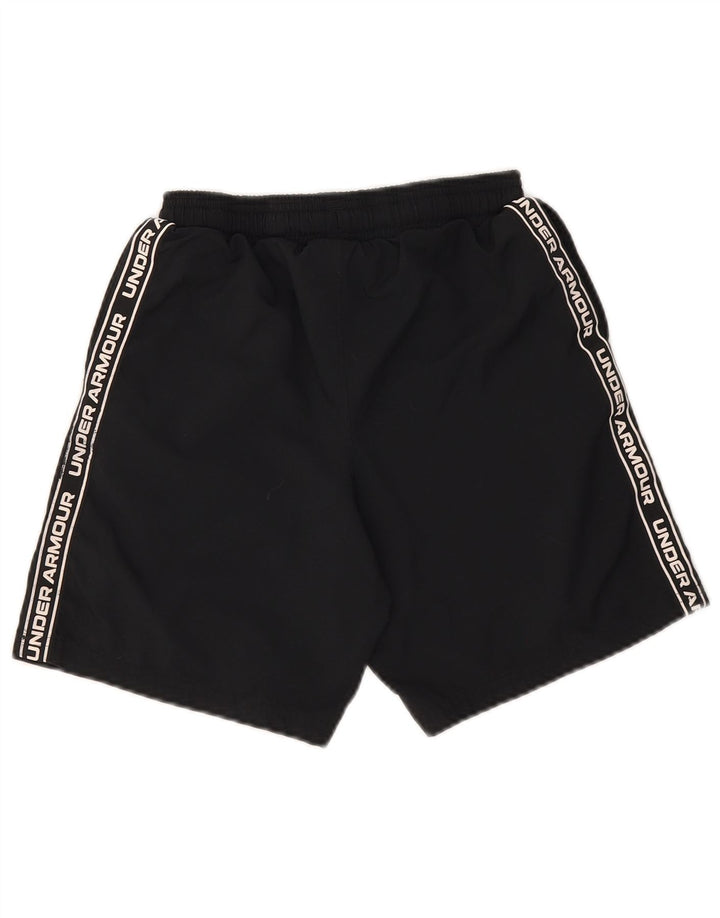 Shorts esportivos gráficos Under Armour Boys 7-8 anos pretos