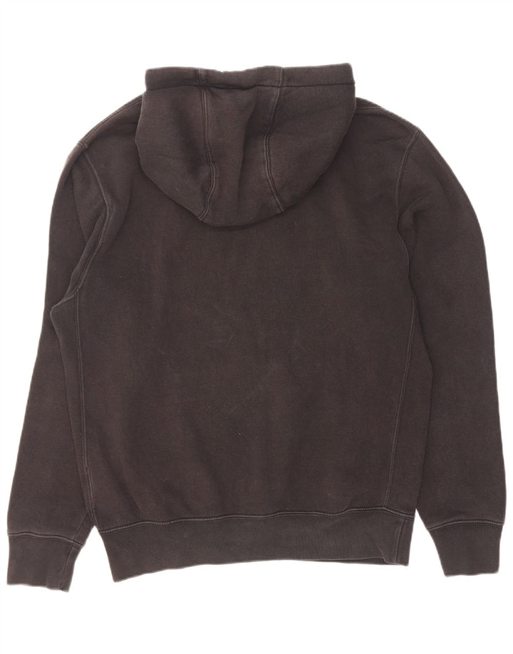 Jumper com capuz gráfico masculino Nike pequeno algodão preto