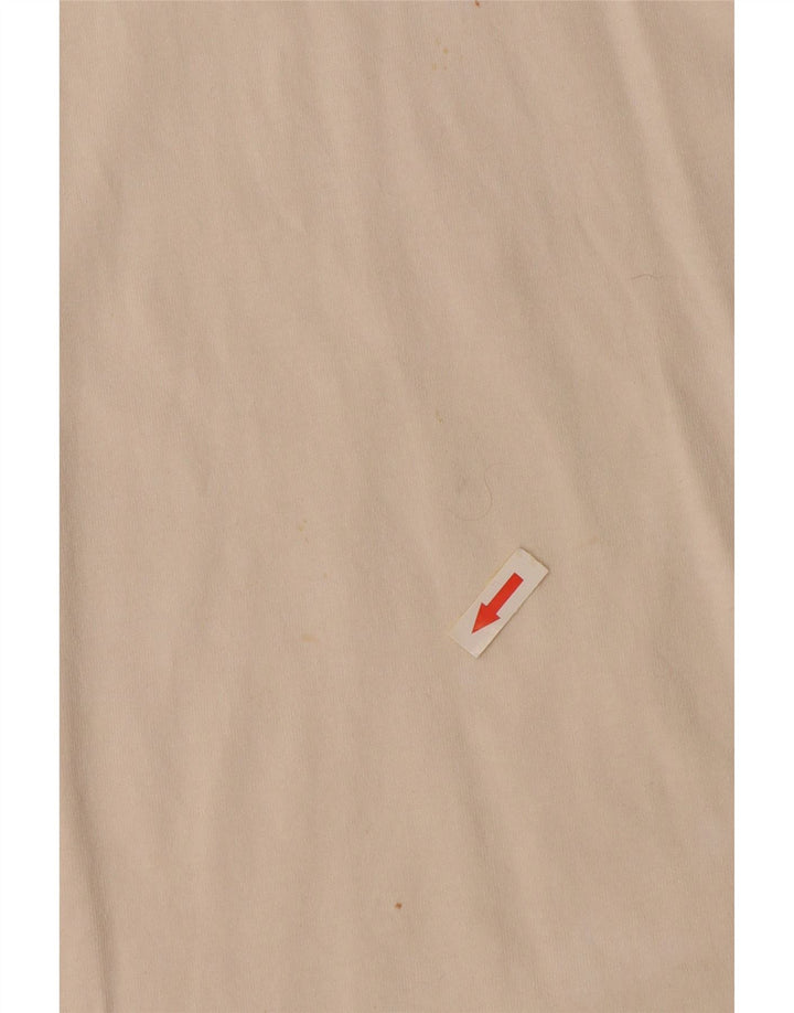 Camiseta masculina ASICS com decote em zíper grande branco