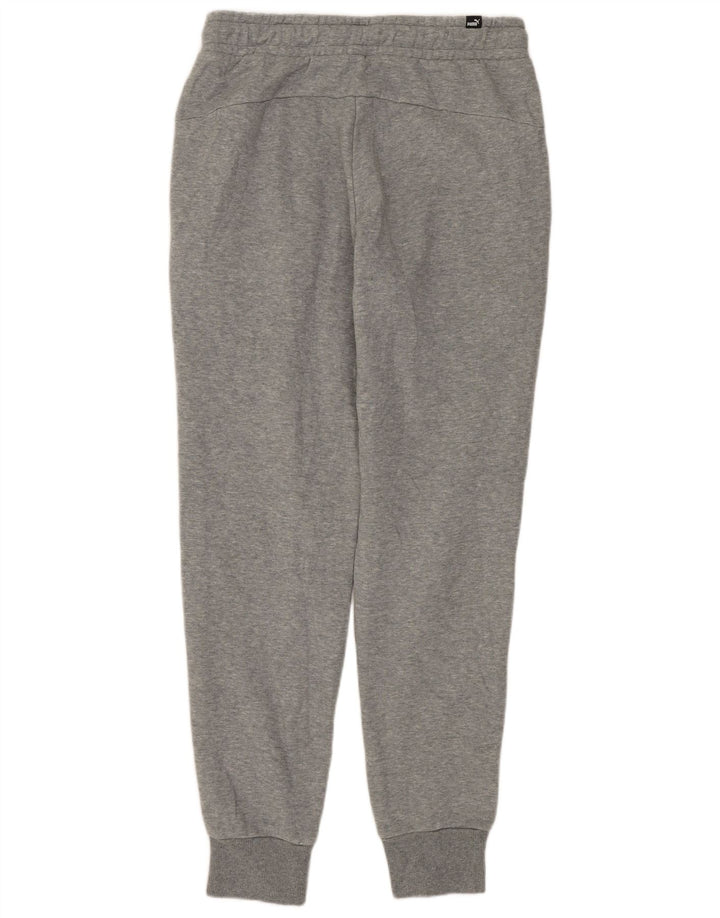 Calça de treino masculina PUMA joggers pequeno algodão cinza