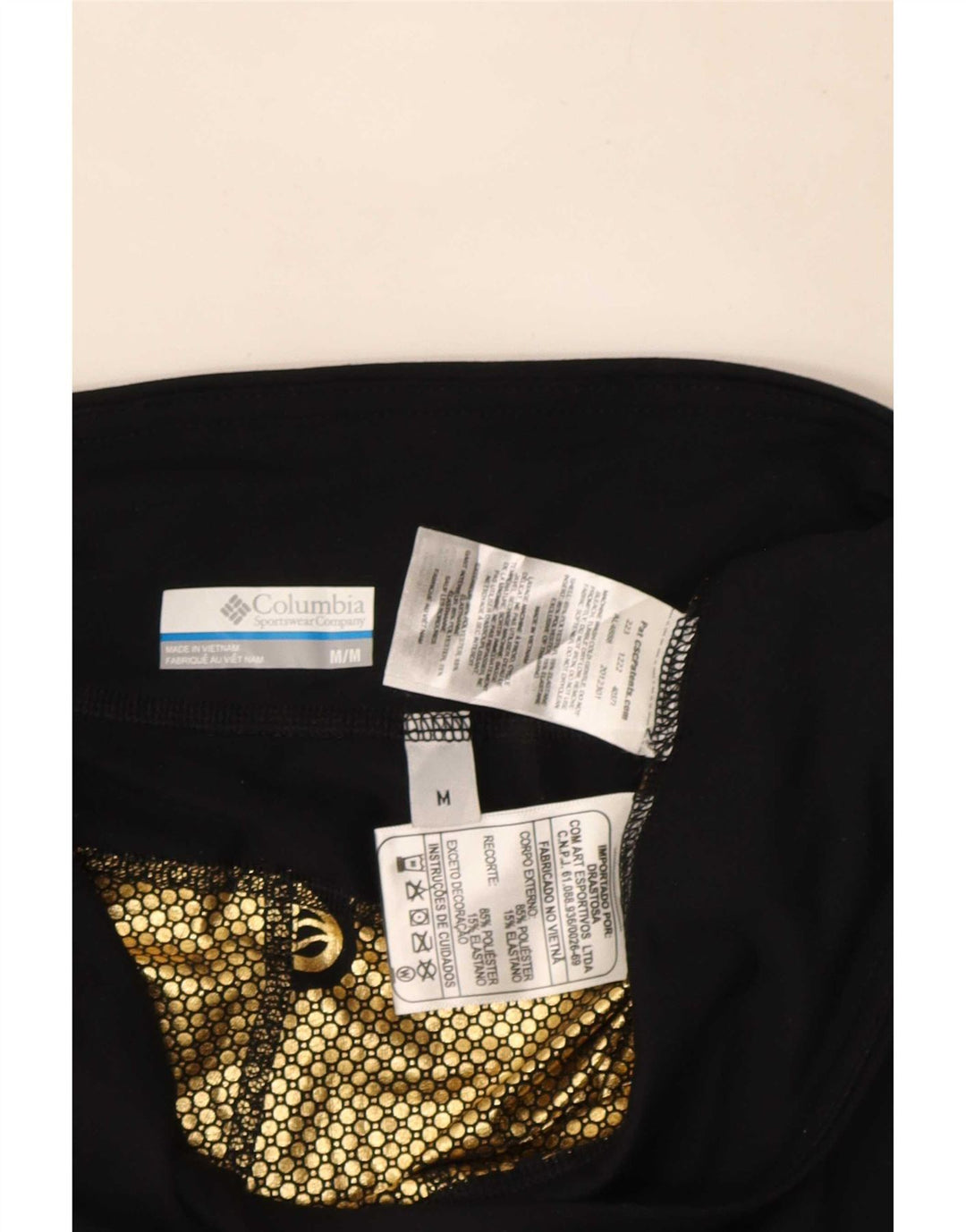 Leggings femininas Columbia Omni-Heat UK 12 poliéster preto médio