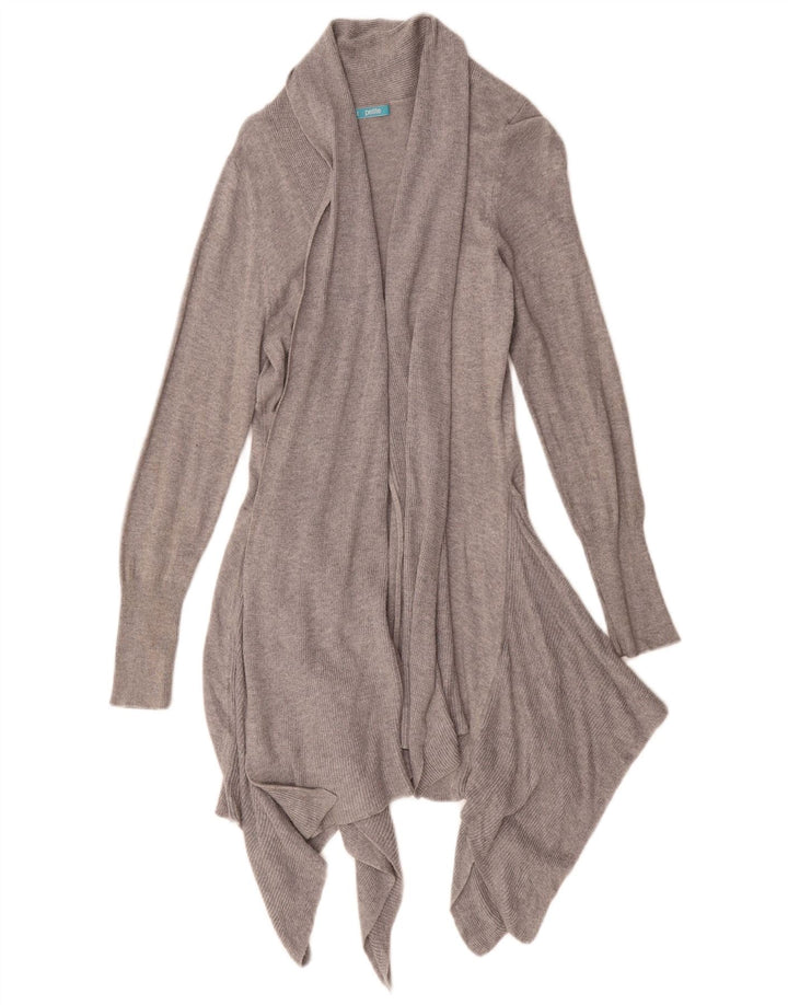 Suéter cardigã feminino oversized longline Marks & Spencer Reino Unido 6 XS cinza