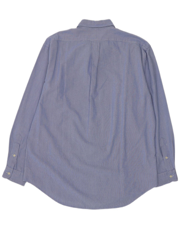 Camisa polo Ralph Lauren masculina Yarmouth tamanho 16 grande algodão azul