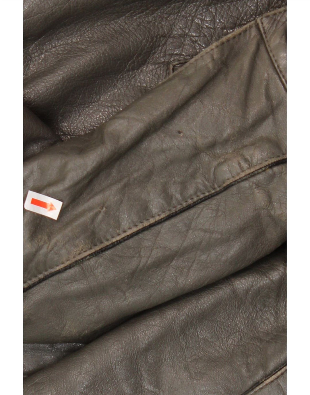 Jaqueta de couro masculina VINTAGE IT 50 grande couro marrom