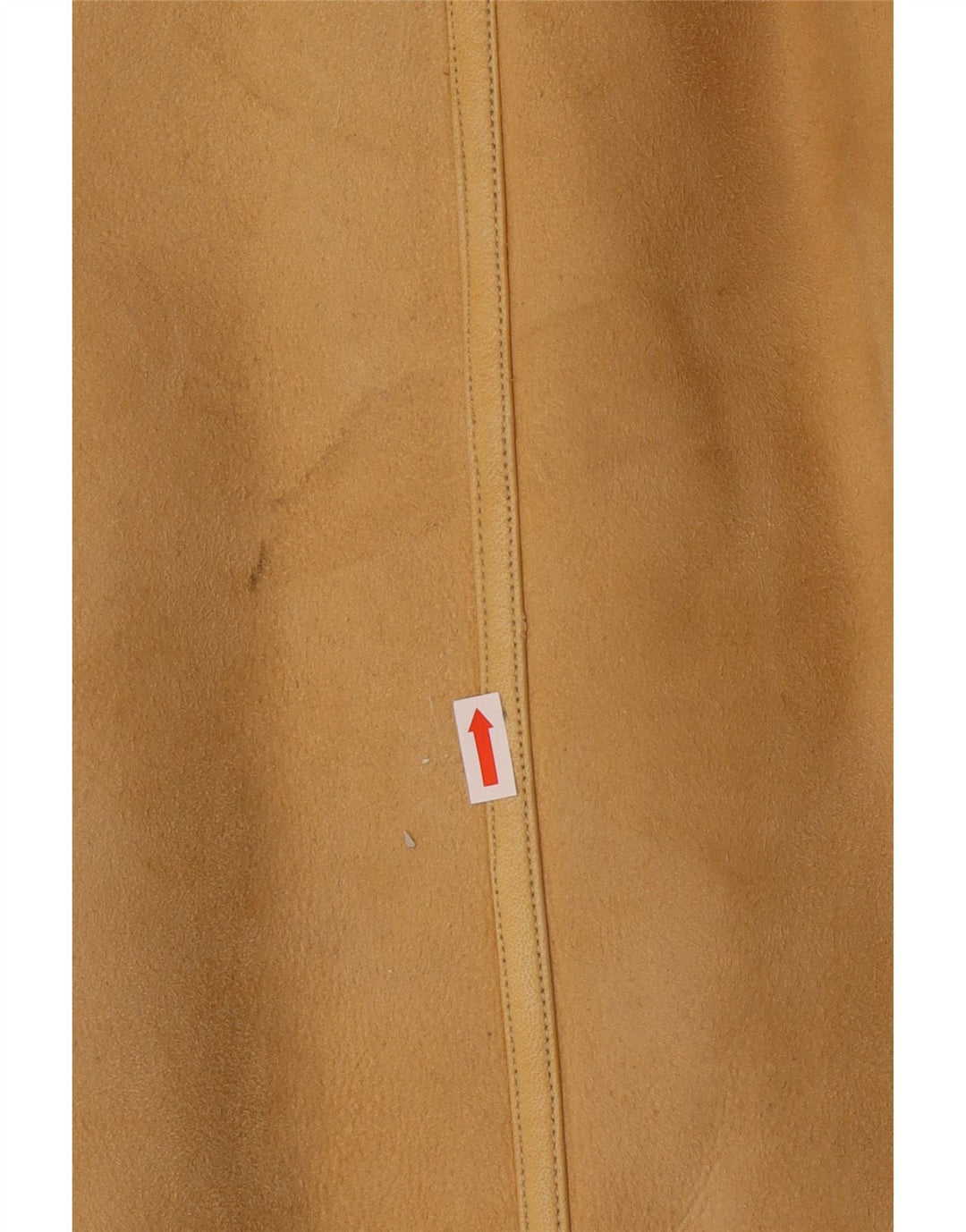 Casaco feminino vintage de shearling IT 46 grande shearling bege