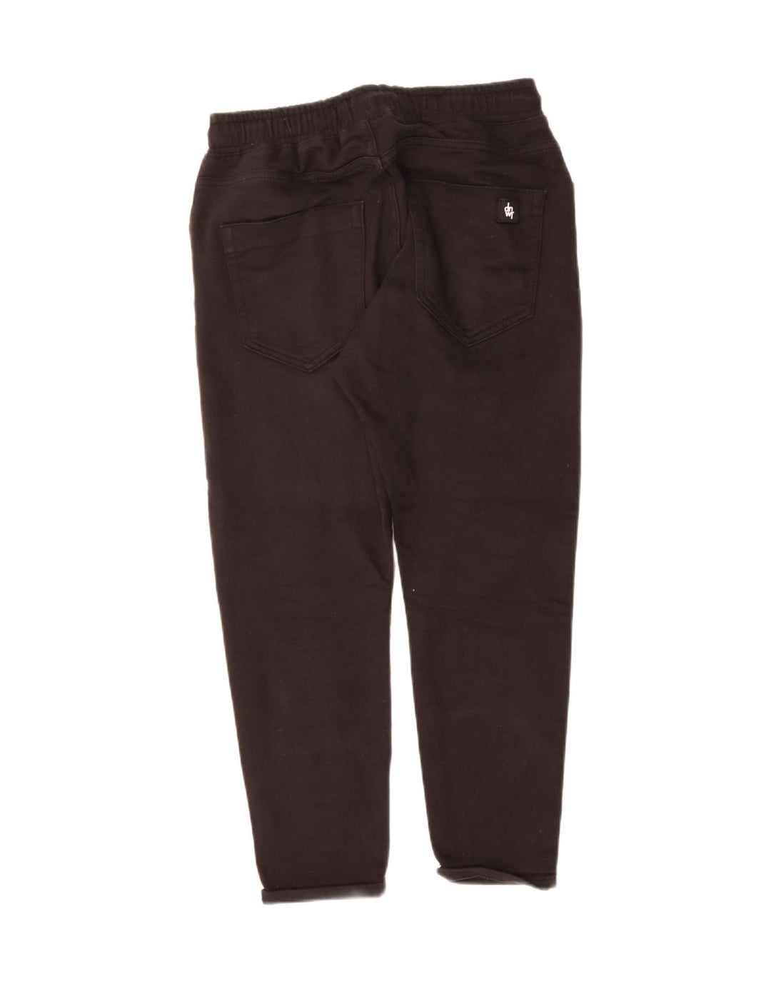 ZARA Mens Slim Cropped Trousers Large W32 L26 Black Cotton Vintage Zara and Second-Hand Zara from Messina Hembry 
