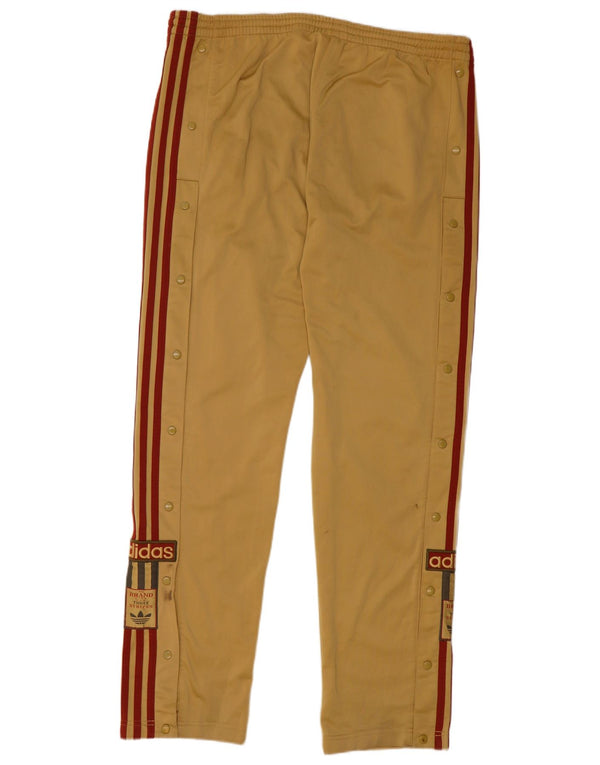 Calça Adidas Masculina Graphic Treino Médio Cáqui Poliéster