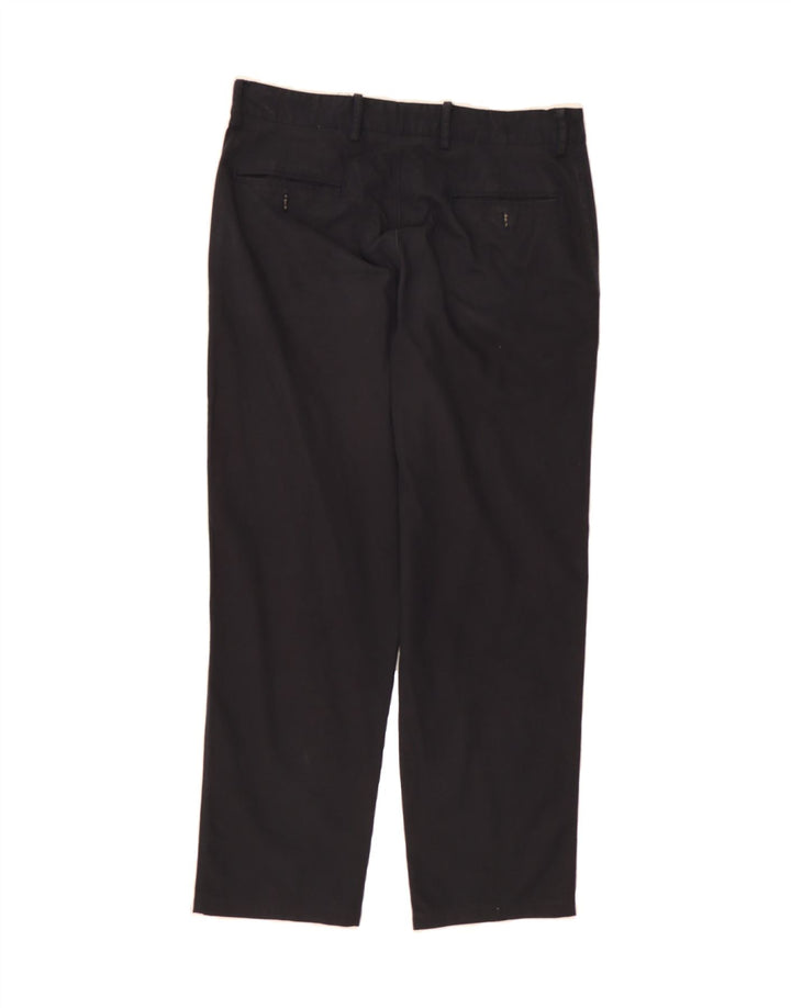 AVIREX Mens Straight Chino Trousers W35 L30 Black Cotton Vintage Avirex and Second-Hand Avirex from Messina Hembry 