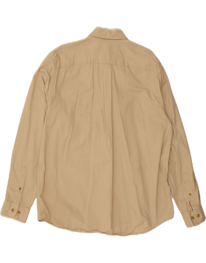 EDDIE BAUER Mens Shirt Large Beige Cotton Vintage Eddie Bauer and Second-Hand Eddie Bauer from Messina Hembry 