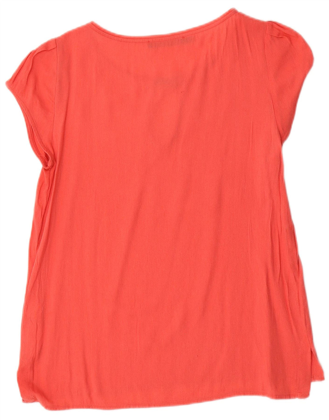 Blusa feminina Zara UK 12 viscose vermelha média
