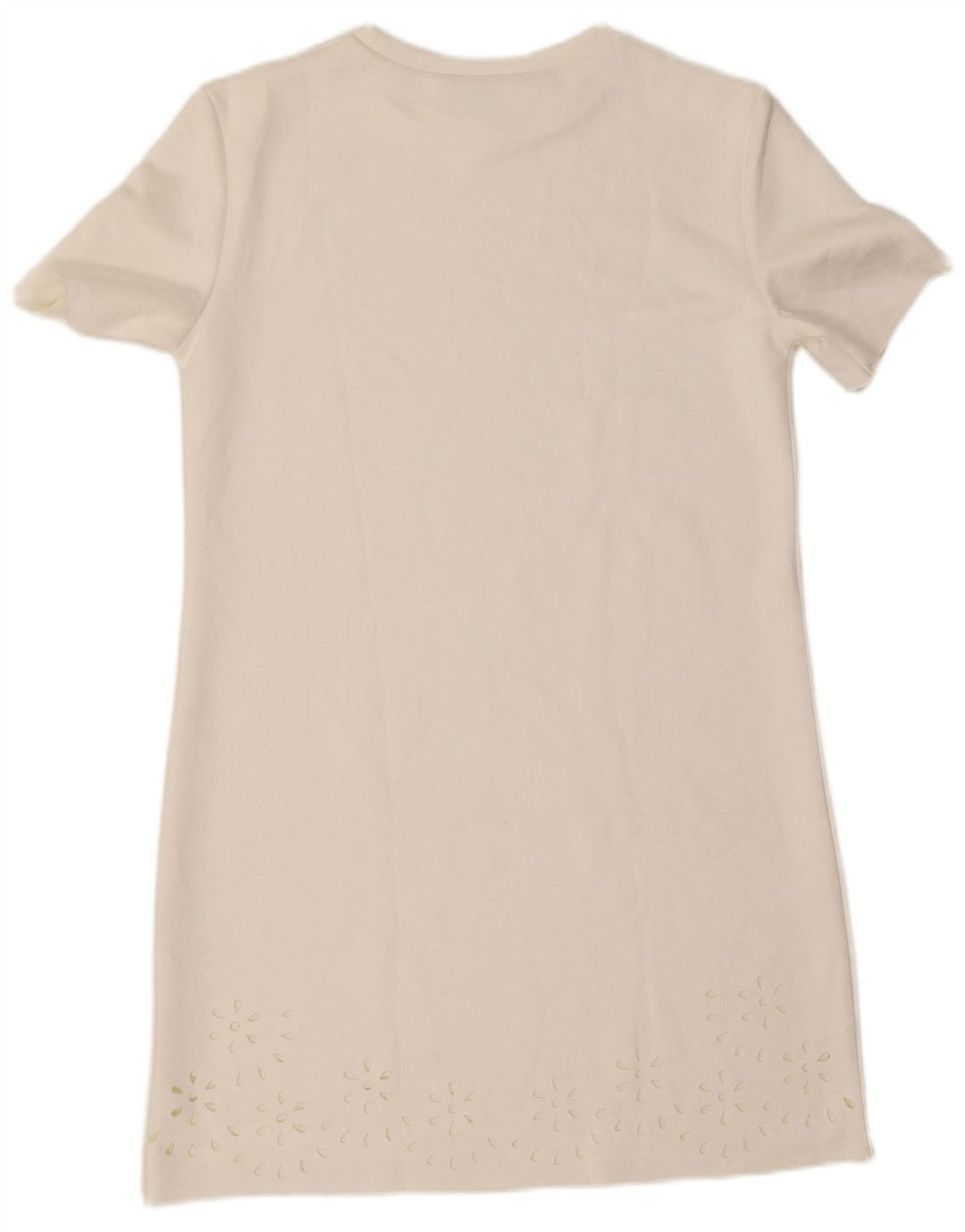 Vestido feminino ZARA UK 10 pequeno floral branco