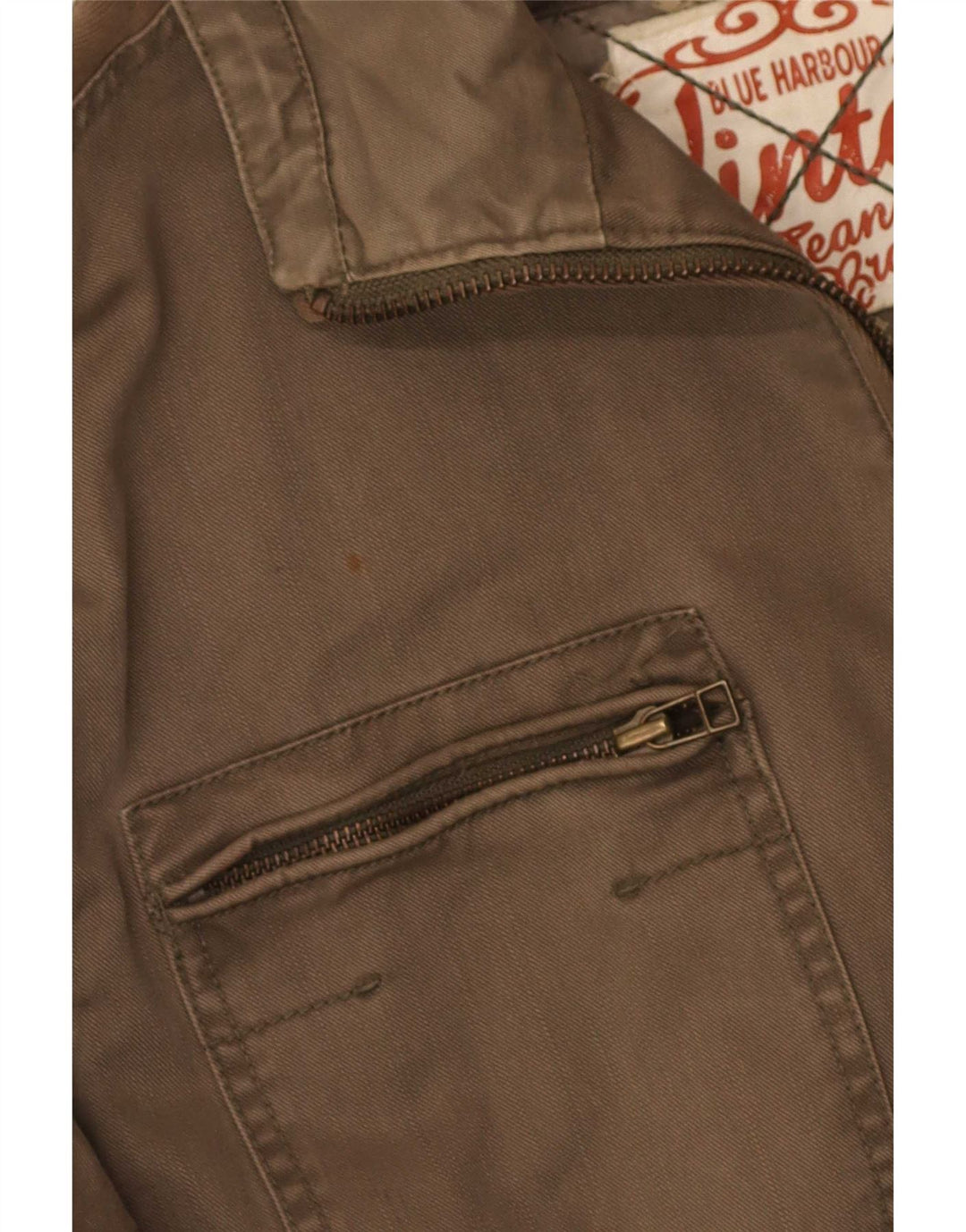Jaqueta utilitária masculina Marks & Spencer Blue Harbor UK 40 grande cáqui