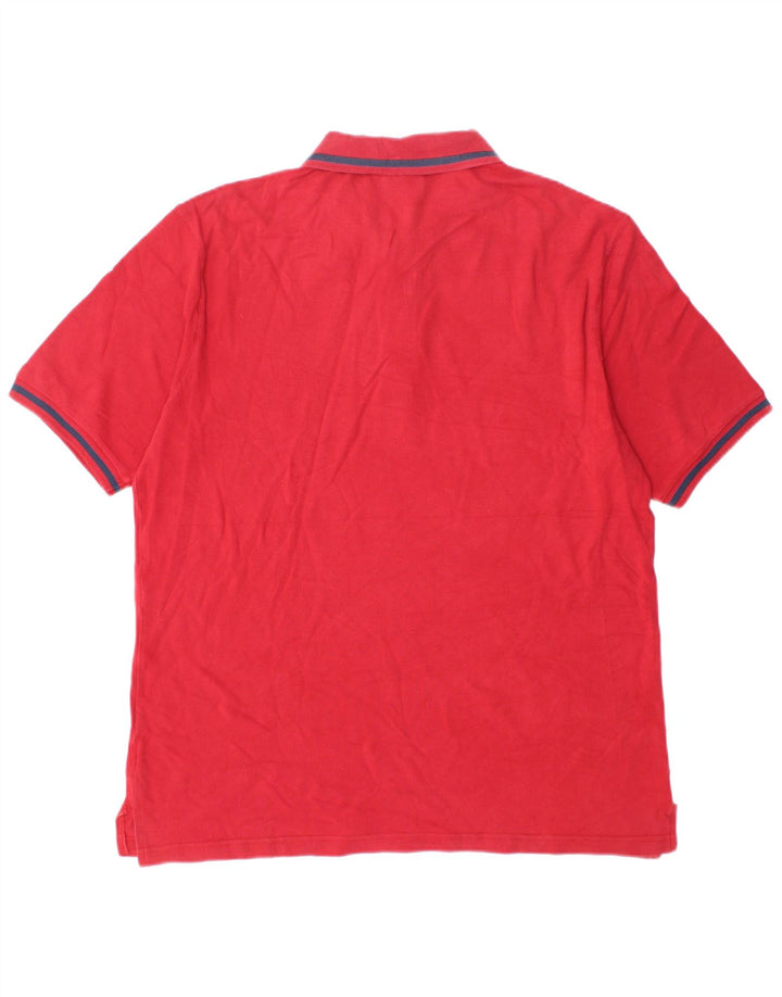 Camisa polo masculina Diadora 2XL algodão vermelho