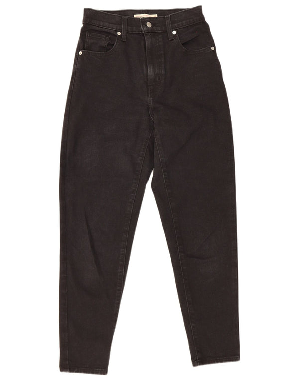 Jeans feminino Levi's Mom cintura alta W25 L27 algodão preto
