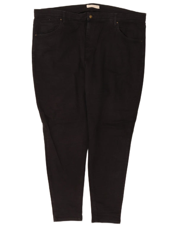 Topshop feminino Jamie Slim Jeans Reino Unido 26 3XL W44 L28 algodão preto