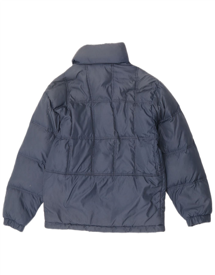 Jaqueta masculina Fila acolchoada com capuz IT 44 XS azul marinho nylon