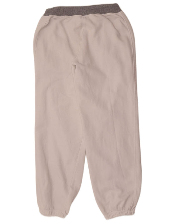 Calça de treino masculina Nike Joggers grande branco colorblock algodão