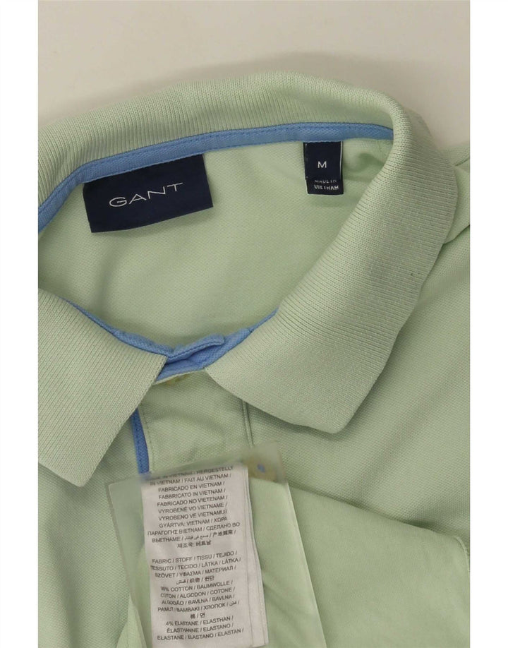 Camisa polo masculina Gant algodão verde médio