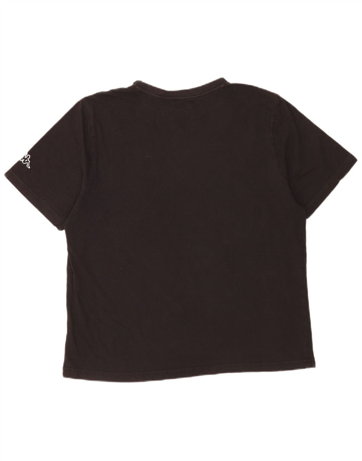 Camiseta gráfica masculina Kappa Top grande preto
