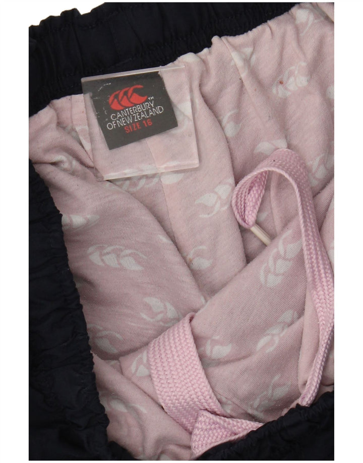 Calça de treino feminina Canterbury UK 16 grande azul marinho