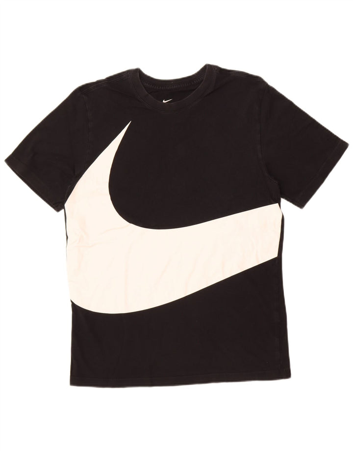 Camiseta Nike masculina gráfica Top pequeno bloco colorido preto