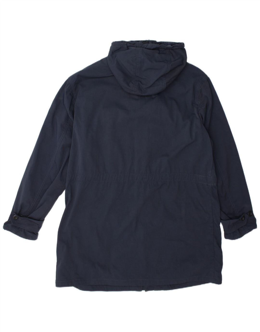 Jaqueta de chuva masculina Tommy Hilfiger com capuz Reino Unido 38 médio azul marinho poliamida