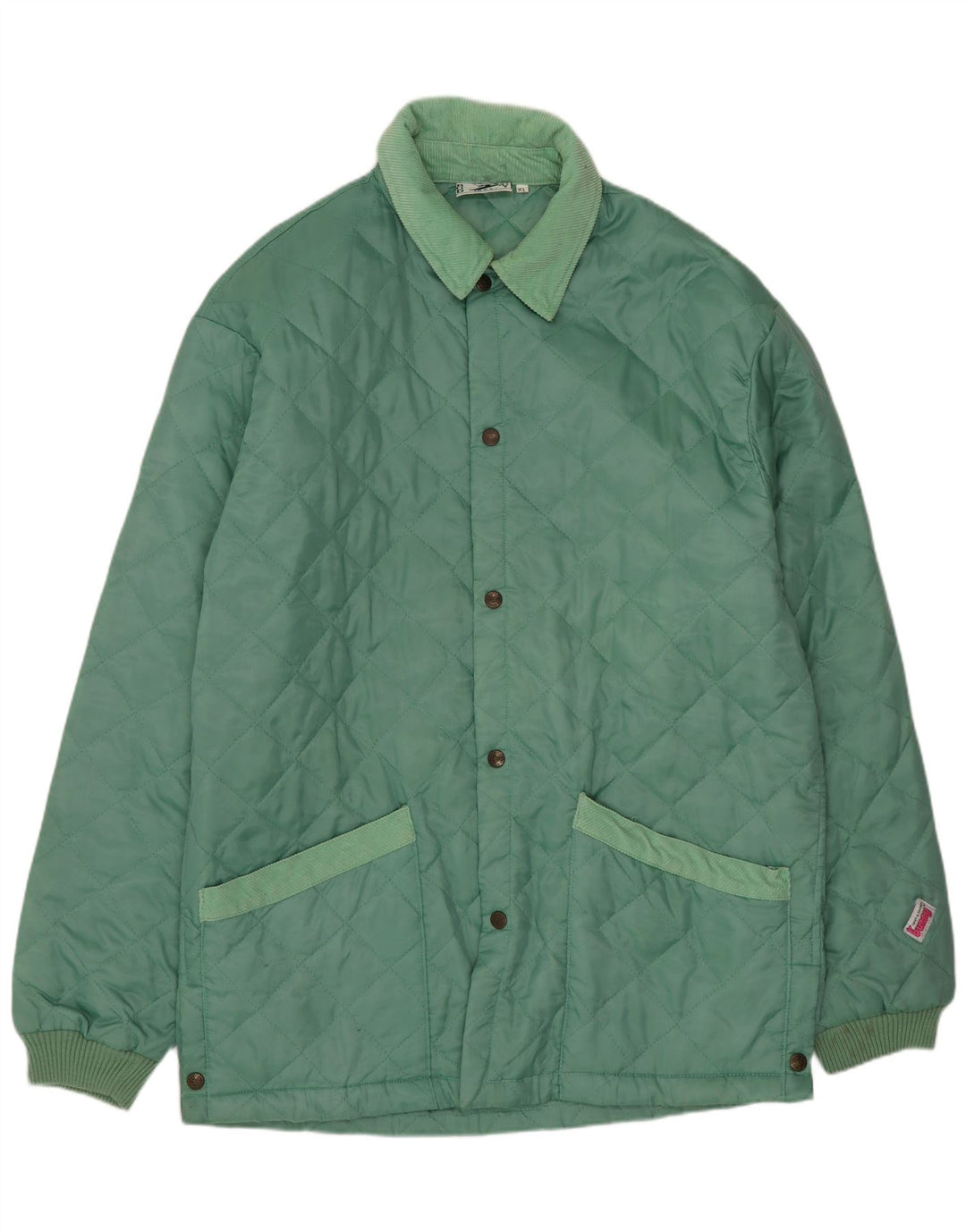 Jaqueta acolchoada masculina Rob Roy UK 42 XL verde nylon