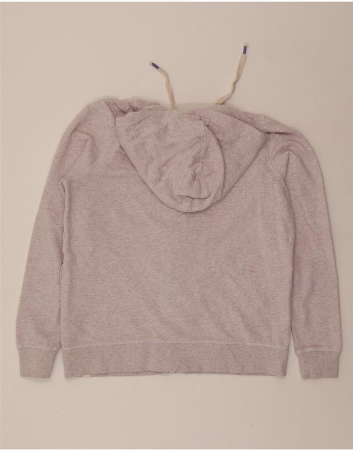 FAT FACE Womens Zip Hoodie Sweater UK 14 Medium Purple Cotton Vintage Fat Face and Second-Hand Fat Face from Messina Hembry 