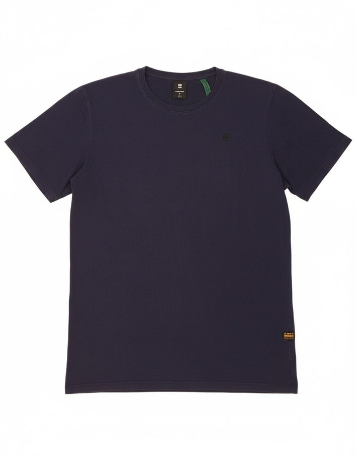 Camiseta masculina G-STAR Top médio algodão azul marinho