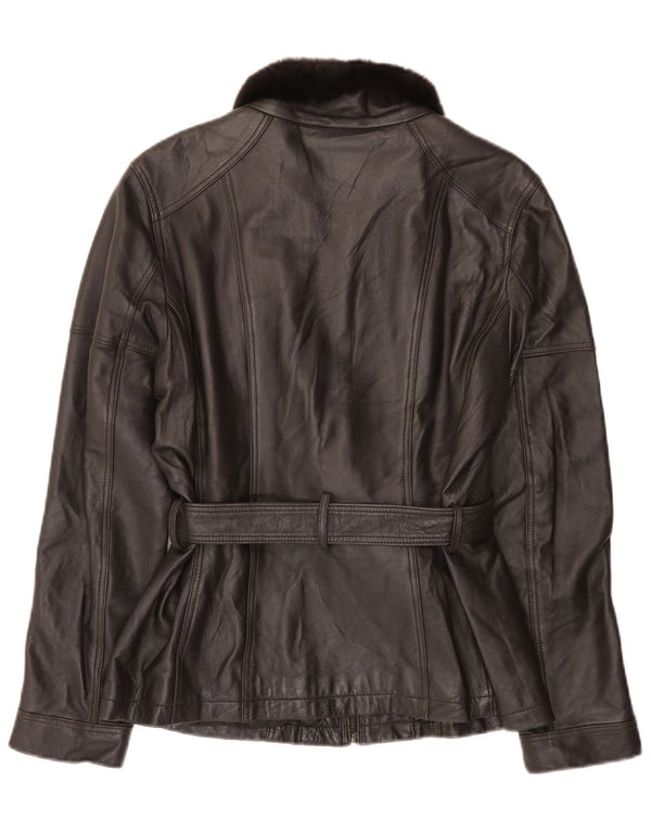 Jaqueta de couro feminina Conbipel IT 48 XL preta