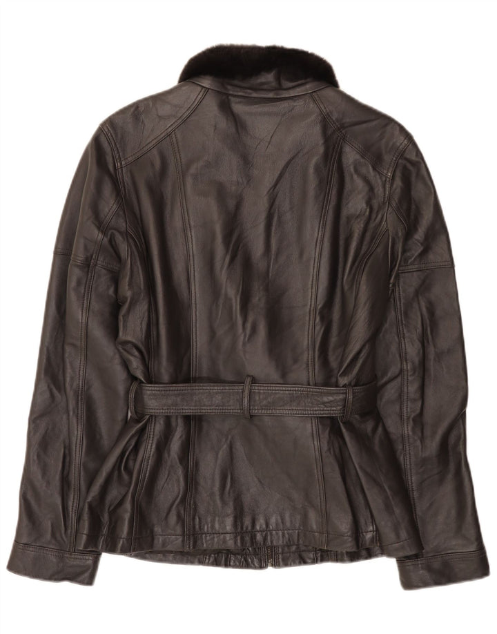 Jaqueta de couro feminina Conbipel IT 48 XL preta