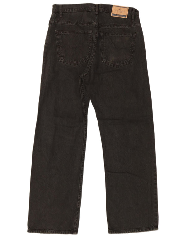 Jeans Marks & Spencer masculino Blue Harbor Straight W32 L29 algodão preto