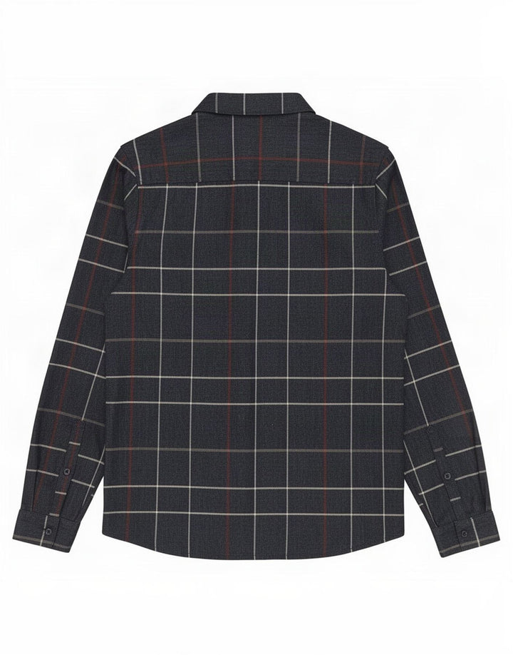 Camisa feminina Rohan UK 10 poliéster xadrez azul marinho pequeno