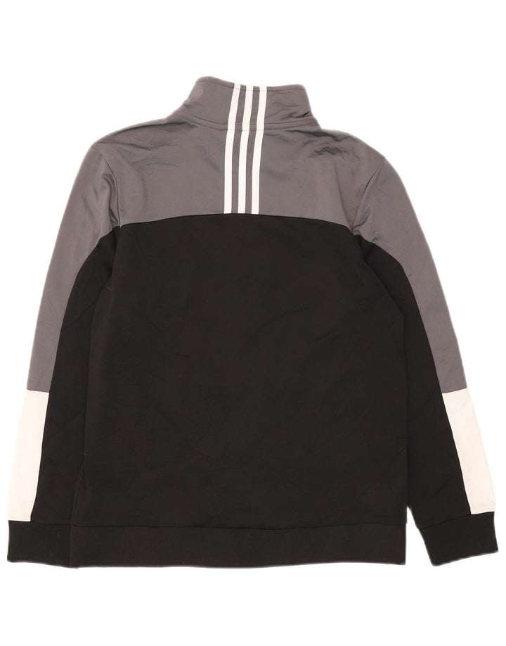 Jaqueta Adidas Meninos Treino Top 12-13 Anos Grande Bloco Colorido Preto