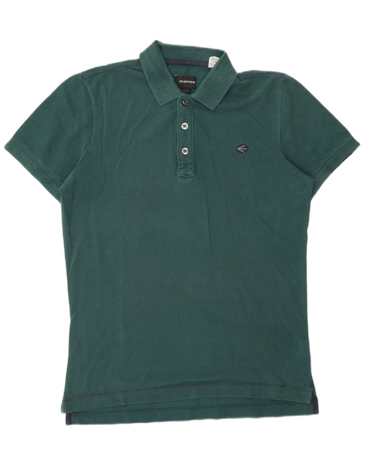 Camisa polo masculina ENERGIE grande algodão verde