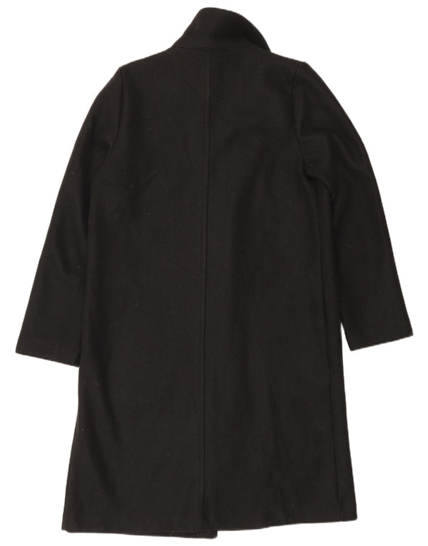 Sobretudo aberto feminino Zara UK 14 poliéster preto médio