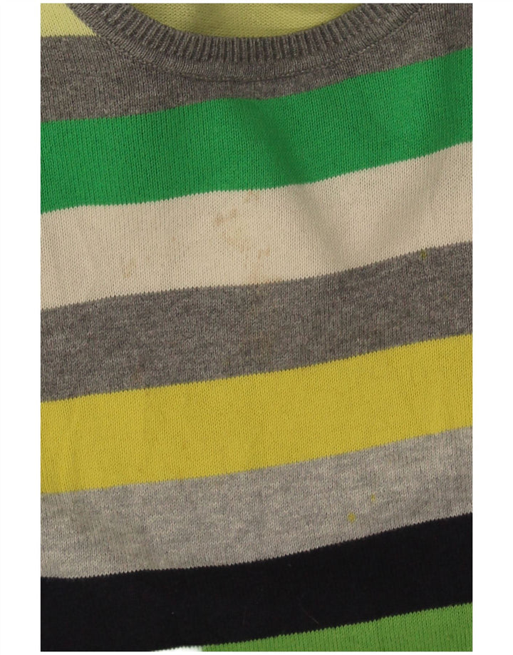 Suéter masculino Gap com gola redonda XS listrado multicolorido