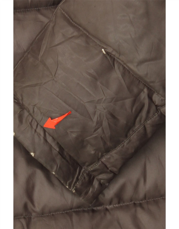 Jaqueta masculina acolchoada com capuz Trussardi Jeans IT 54 2XL poliéster cáqui